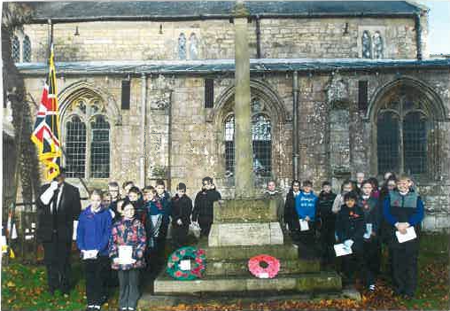 Our thanks go to the children from the Ingoldmells Academy who proudly attended the Armistice Day memorial