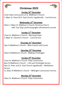 christmas services 2023