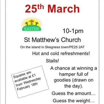 Easter Pop-in 25th March