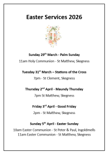 Easter services 2026